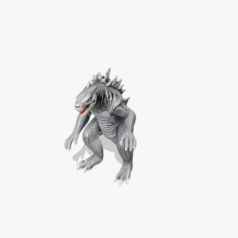 Giant Monster Sculpture model pack